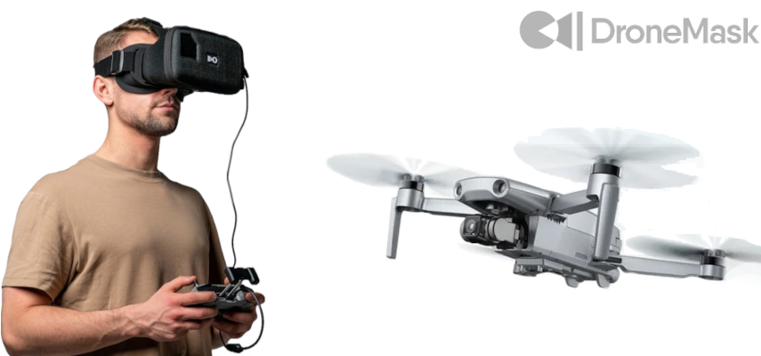 Dronemask 2 e Hubsan Zino Mini Pro